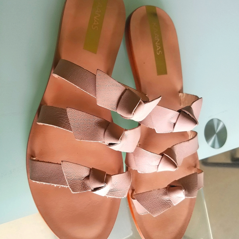 Kaanas Nude Sandals, like new size 39. On Hold